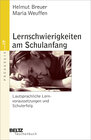 Buchcover Lernschwierigkeiten am Schulanfang - Lautsprachliche Lernvoraussetzungen und Schulerfolg