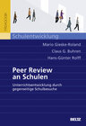 Buchcover Peer Review an Schulen