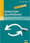 Buchcover Unterricht durchführen / Beltz Pädagogik