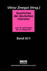 Buchcover Geschichte der deutschen Literatur vom 18. Jahrhundert bis zur Gegenwart