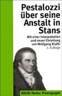 Buchcover Pestalozzi über seine Anstalt in Stans