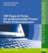 Buchcover 100 Tipps & Tricks für professionelle PowerPoint-Präsentationen