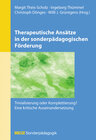 Buchcover Therapeutische Ansätze in der sonderpädagogischen Förderung
