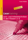 Buchcover Lesetraining: Lern- und Arbeitstechniken in den Klassen 3–6