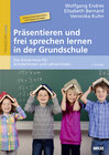 Buchcover Präsentieren und frei sprechen lernen in der Grundschule