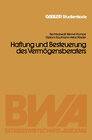 Buchcover Haftung und Besteuerung des Vermögensberaters