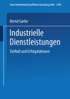 Buchcover Industrielle Dienstleistungen