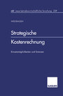 Buchcover Strategische Kostenrechnung