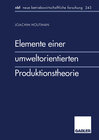 Buchcover Elemente einer umweltorientierten Produktionstheorie