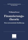 Buchcover Finanzierungstheorie