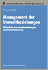 Buchcover Management der Umweltbeziehungen