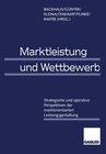 Buchcover Marktleistung und Wettbewerb