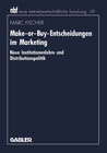 Buchcover Make-or-Buy-Entscheidungen im Marketing