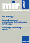 Buchcover Personalmanagement multinationaler Unternehmungen in Osteuropa