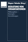 Buchcover Beratung von Organisationen