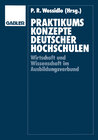 Buchcover Praktikumskonzepte deutscher Hochschulen