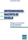 Buchcover Unternehmensnachfolge regeln