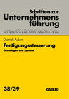 Buchcover Fertigungssteuerung