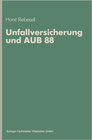 Buchcover Unfallversicherung und AUB 88