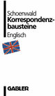 Buchcover Korrespondenzbausteine Englisch