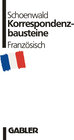 Buchcover Korrespondenzbausteine Französisch