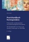 Buchcover Praxishandbuch Korrespondenz