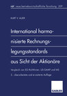 Buchcover International harmonisierte Rechnungslegungsstandards aus Sicht der Aktionäre