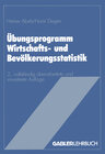 Buchcover Übungsprogramm Wirtschafts- und Bevölkerungsstatistik