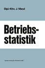 Buchcover Betriebsstatistik