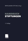 Buchcover Handbuch Stiftungen