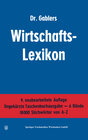 Buchcover Dr. Gablers Wirtschafts-Lexikon