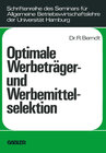 Buchcover Optimale Werbeträger- und Werbemittelselektion