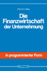 Buchcover Die Finanzwirtschaft der Unternehmung