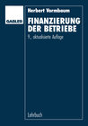 Buchcover Finanzierung der Betriebe