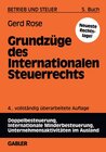 Buchcover Grundzüge des Internationalen Steuerrechts