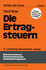 Buchcover Die Ertragsteuern