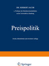 Buchcover Preispolitik