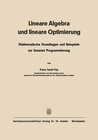Buchcover Lineare Algebra und lineare Optimierung