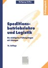 Buchcover Speditionsbetriebslehre und Logistik