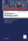 Buchcover Steuerlehre 1 Rechtslage 2005