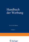 Buchcover Handbuch der Werbung