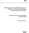 Buchcover Dokumentation zur Qualitätssicherung von Software zur Immissionsberechnung nach DIN 45687
