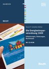 Buchcover Die Energieeinsparverordnung 2009