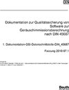 Buchcover Dokumentation zur Qualitätssicherung von Software zur Immissionsberechnung nach DIN 45687