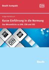 Buchcover Kurze Einführung in die Normung