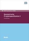 Buchcover Geometrische Produktspezifikation 2