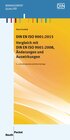 Buchcover DIN EN ISO 9001:2015 - Vergleich mit DIN EN ISO 9001:2008, Änderungen und Auswirkungen