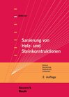 Buchcover Sanierung von Holz- und Steinkonstruktionen