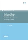 Buchcover Stahl und Eisen: Gütenormen 5 - Buch mit E-Book