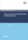 Buchcover Untersuchung von Bodenproben und Messtechnik
